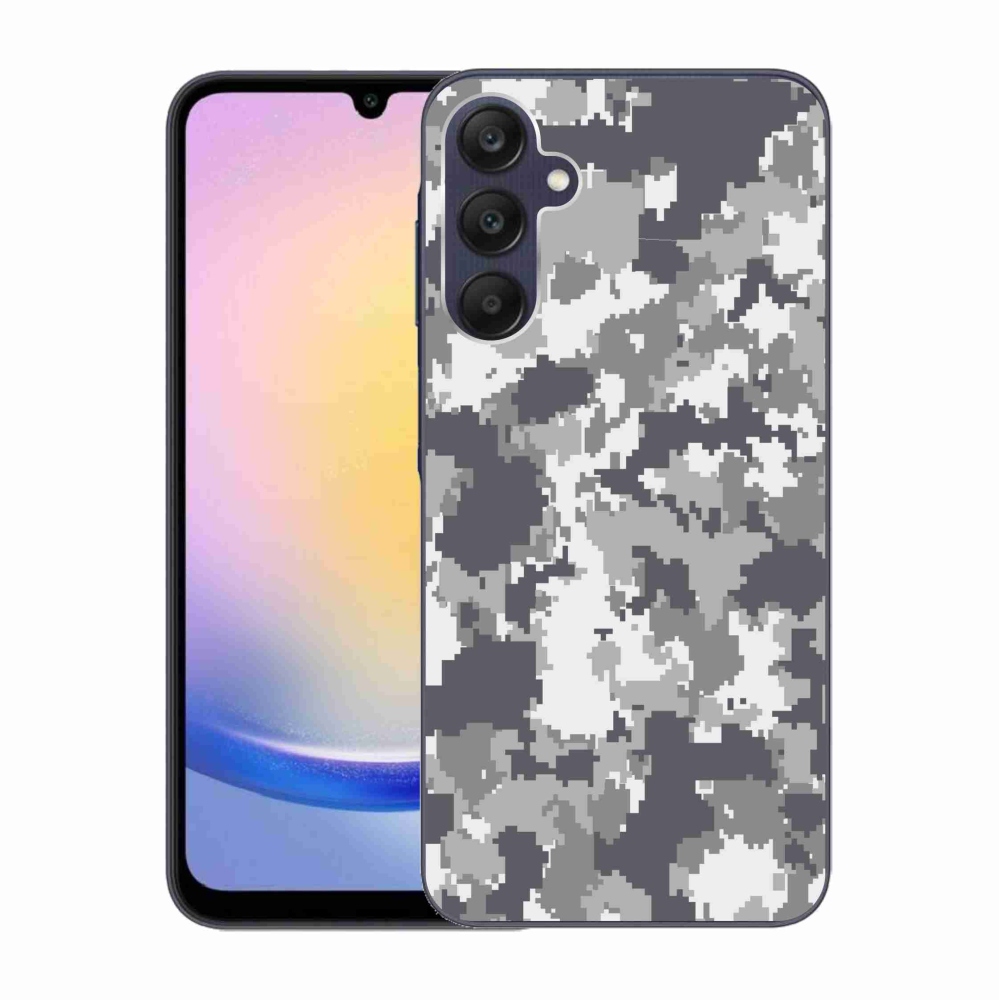 Gelový kryt mmCase na Samsung Galaxy A25 5G - maskáčový vzor 2