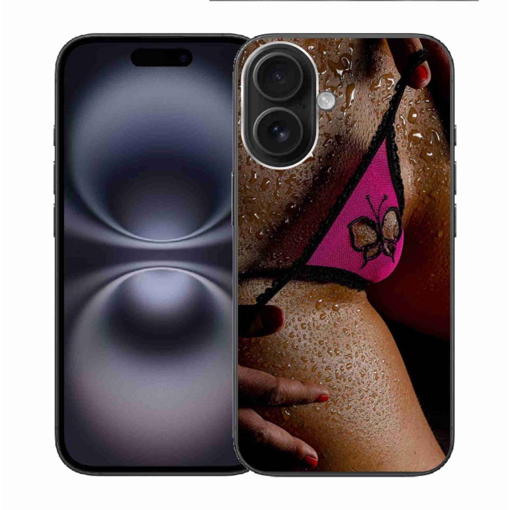 Gelový kryt mmCase na iPhone 16 - sexy žena