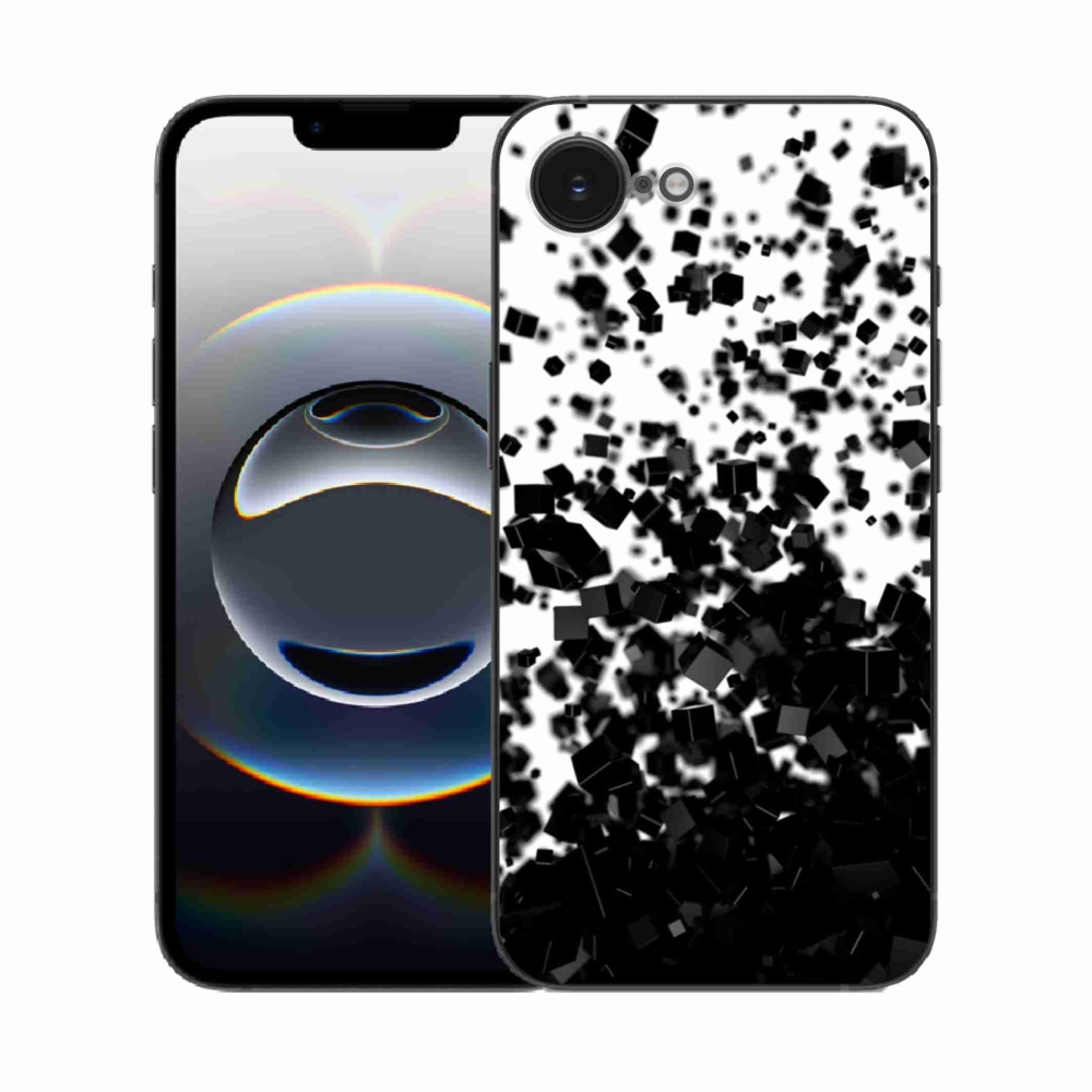 Gelový kryt mmCase na iPhone 16e - abstraktní vzor 1