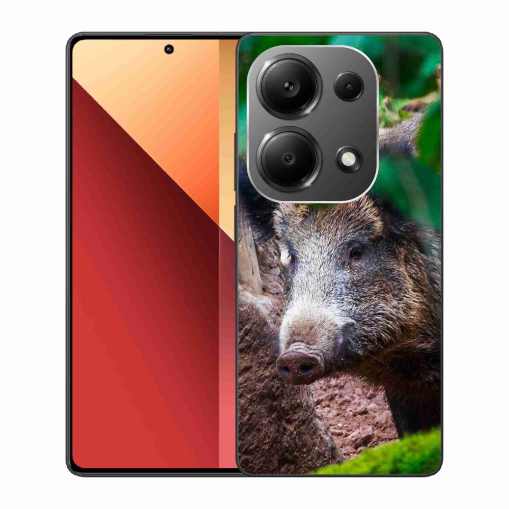 Gelový kryt mmCase na Xiaomi Redmi Note 13 Pro 4G/Poco M6 Pro - divoké prase