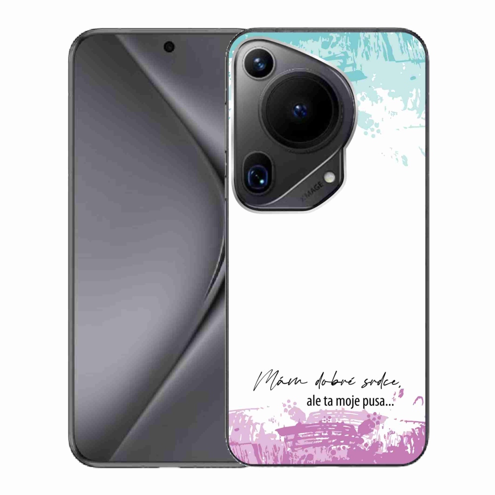 Gelový kryt mmCase na Huawei Pura 70 Ultra - vtipný text 3 bílé pozadí
