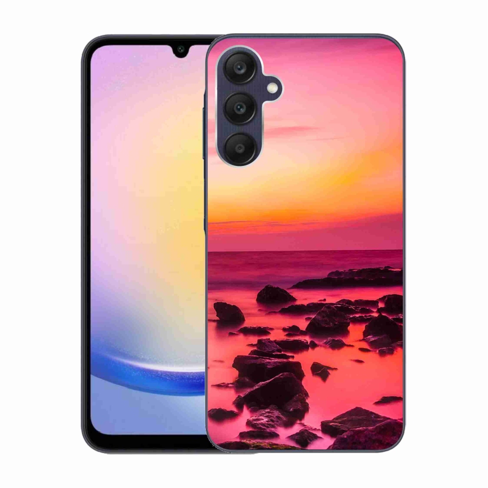 Gelový kryt mmCase na Samsung Galaxy A25 5G - moře a záře