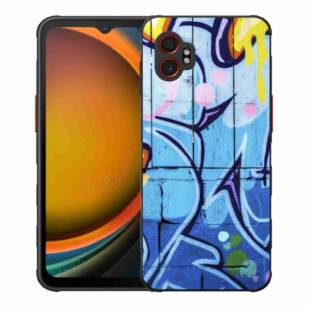 Gelový kryt mmCase na Samsung Galaxy Xcover 7 Pro - graffiti