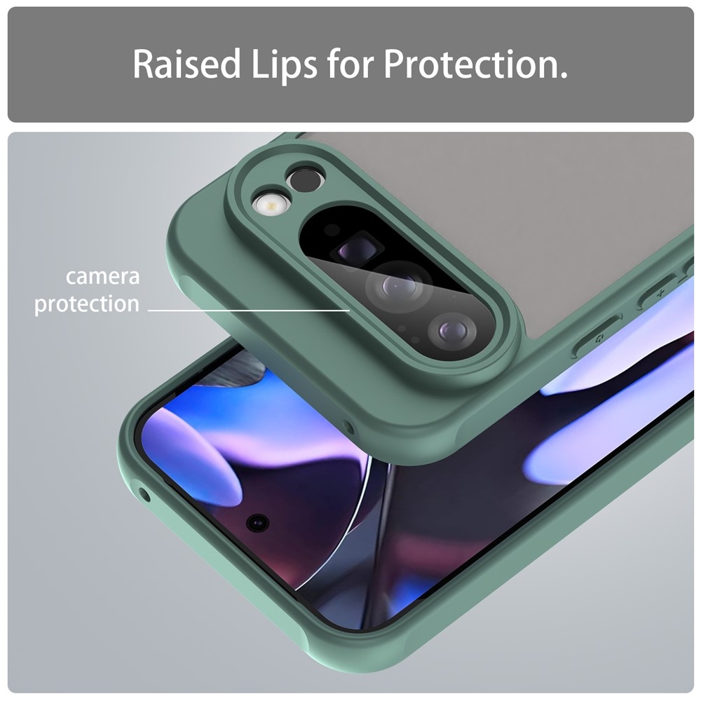 Proof gelový obal s pevnými zády na Google Pixel 10 Pro XL - zelený