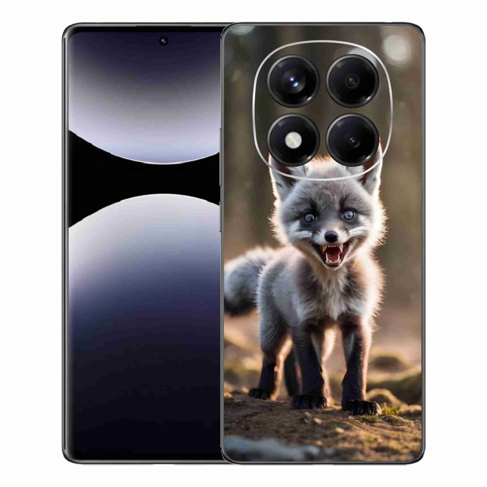 Gelový kryt mmCase na Xiaomi Redmi Note 14 Pro - rozzuřená liška