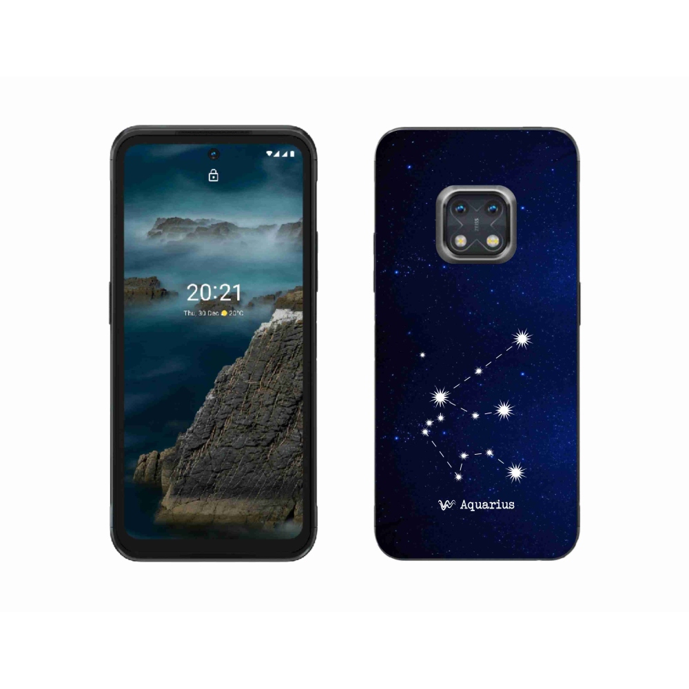 Gelový kryt mmCase na Nokia XR20 - souhvězdí Vodnáře