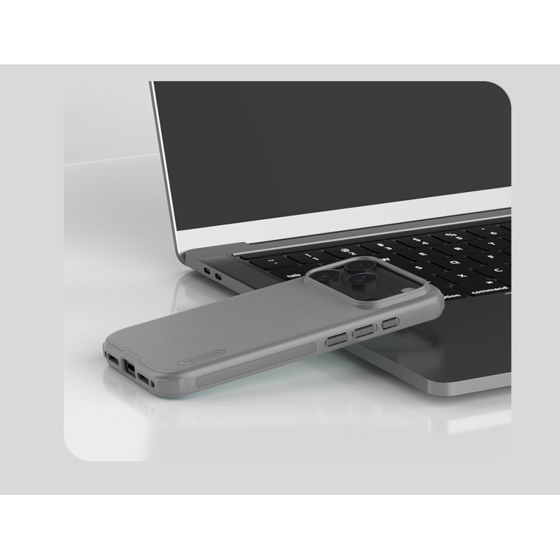 Nillkin Super Frosted PRO Zadní Kryt pro Apple iPhone 17 Pro Max Titanium Gray