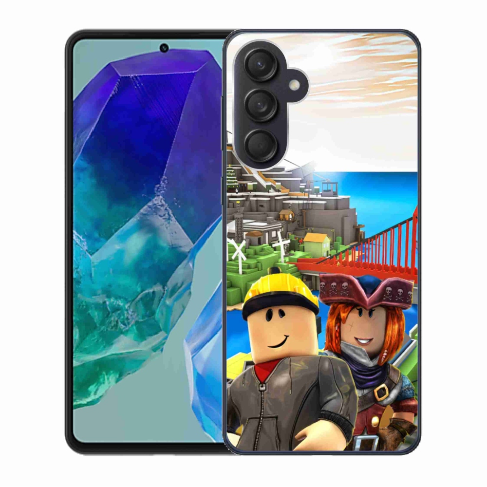 Gelový kryt mmCase na Samsung Galaxy M55 5G - roblox 1