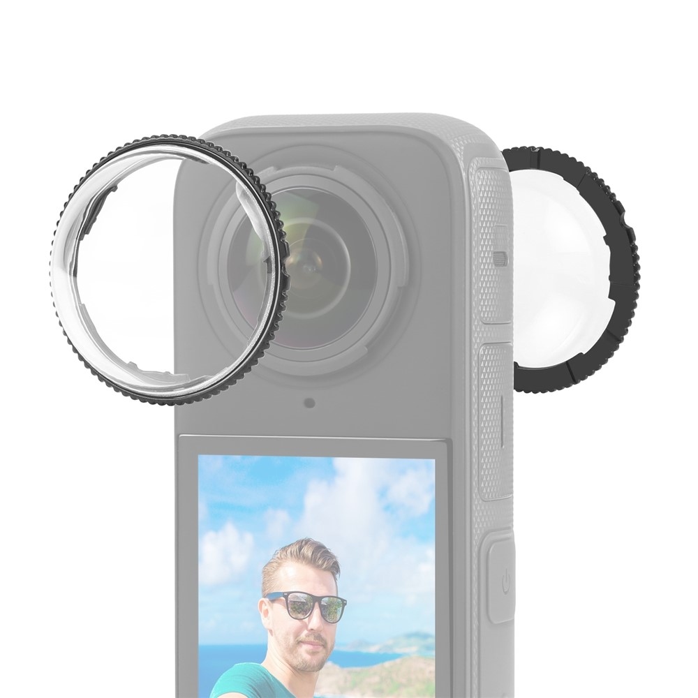 PULUZ ochranné kryty objektivu pro Insta360 X4, 2 ks
