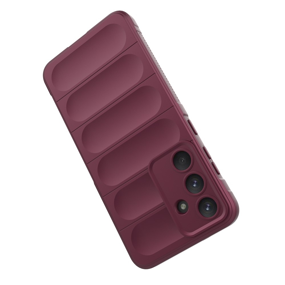 Rugg odolný gelový obal na Samsung Galaxy S25 FE - vínový