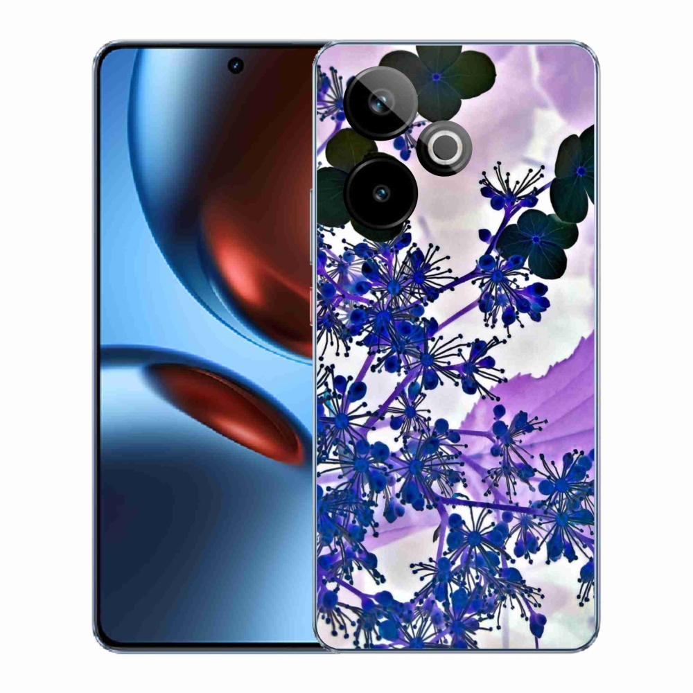 Gelový kryt mmCase na Realme GT 7 5G/GT 7T 5G - květ hortenzie