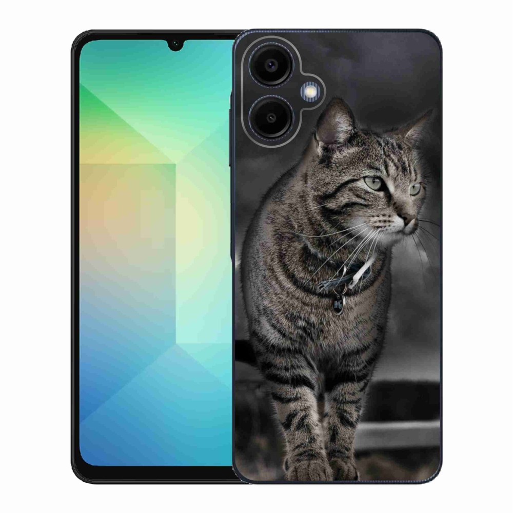 Gelový kryt mmCase na Samsung Galaxy A06 4G - kočka