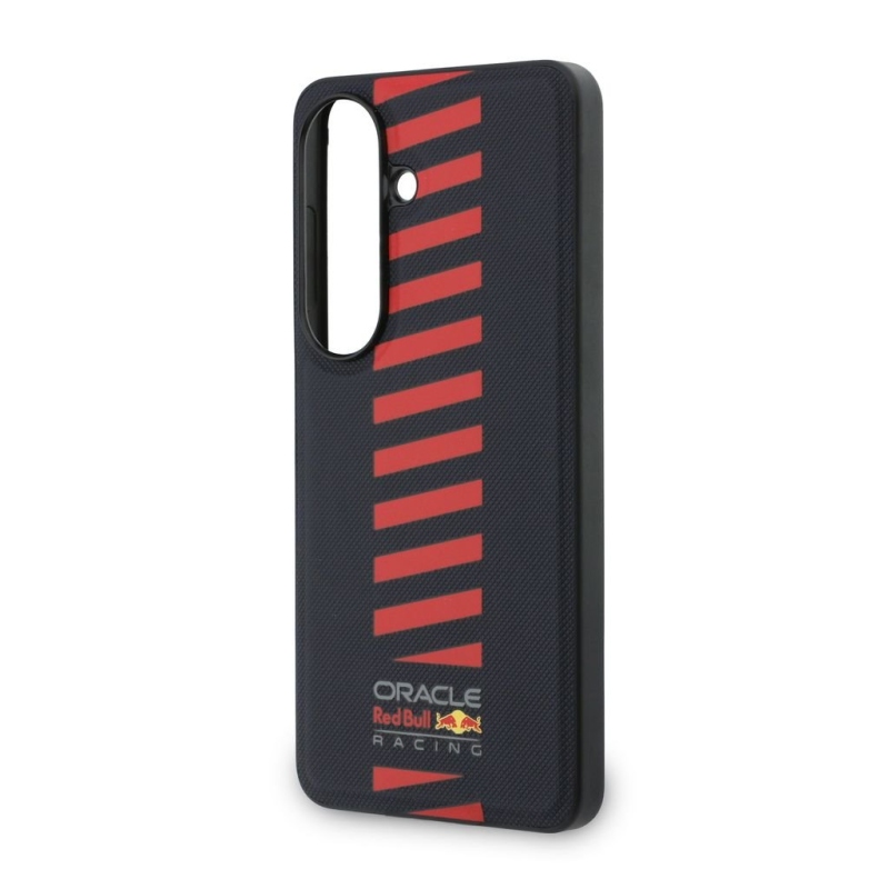 Red Bull PU Leather Meshed Powerbar Magnetic Zadní Kryt pro Samsung Galaxy S26 Navy