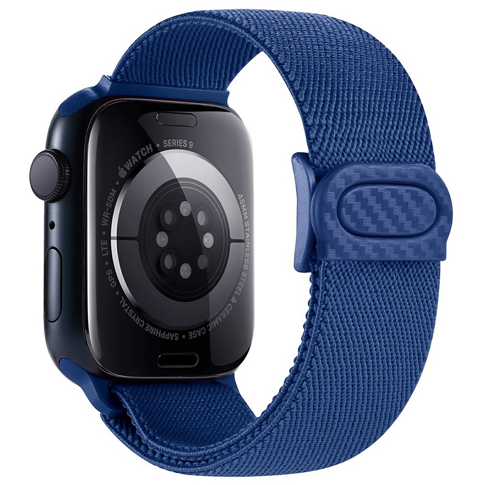 Gradient nylonový řemínek na Apple Watch Ultra/Ultra 2 49mm/SE/SE 2022/2023 44mm/9/8/7 45mm/6/5/4 44mm/3/2/1 42 mm - modrý