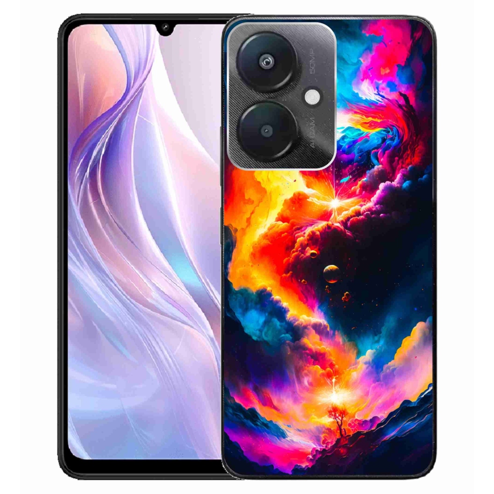 Gelový kryt mmCase na Xiaomi Redmi 13C 5G - abstraktní motiv