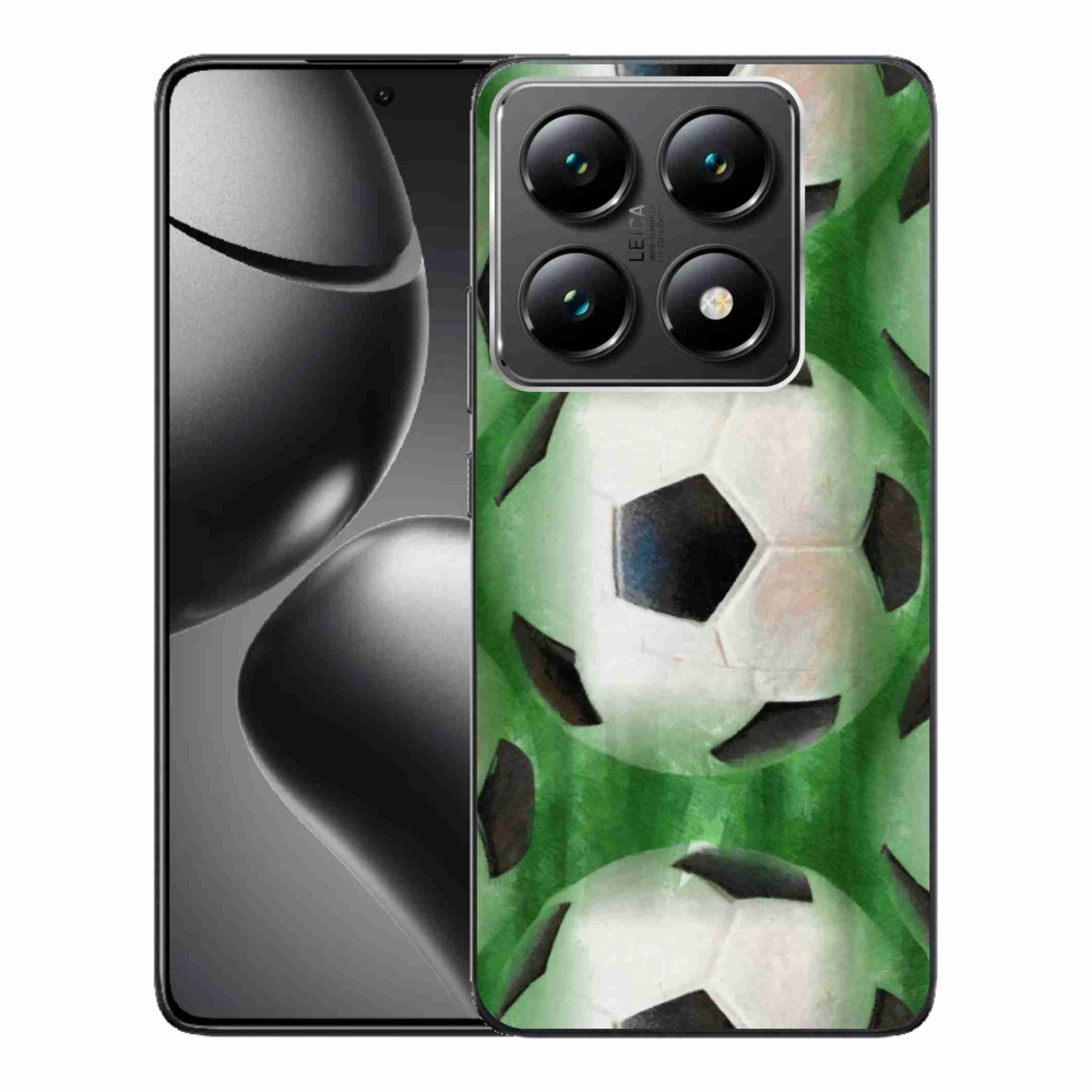 Gelový kryt mmCase na Xiaomi 14T Pro - fotbalový míč