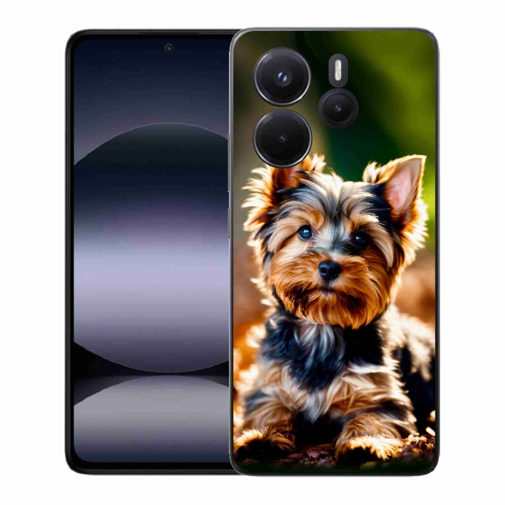 Gelový kryt mmCase na Xiaomi Redmi Note 14 - jorkšír 10