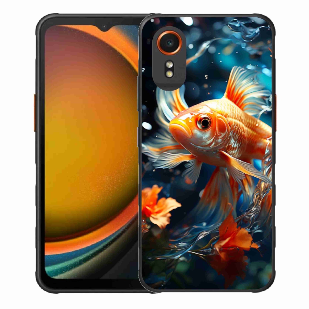 Gelový kryt mmCase na Samsung Galaxy Xcover 7 - rybka