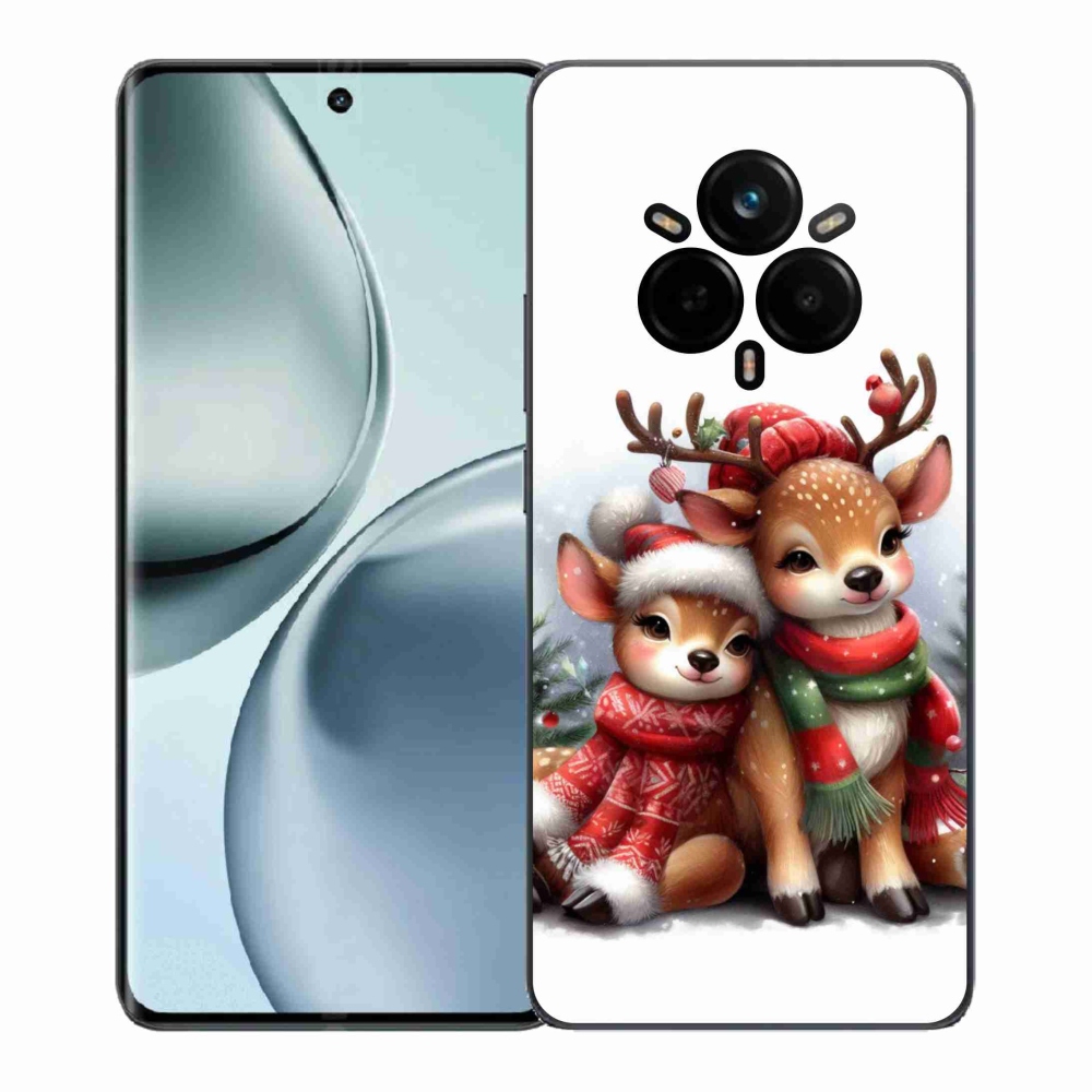 Gelový kryt mmCase na Realme 14 Pro 5G - vánoční sobi