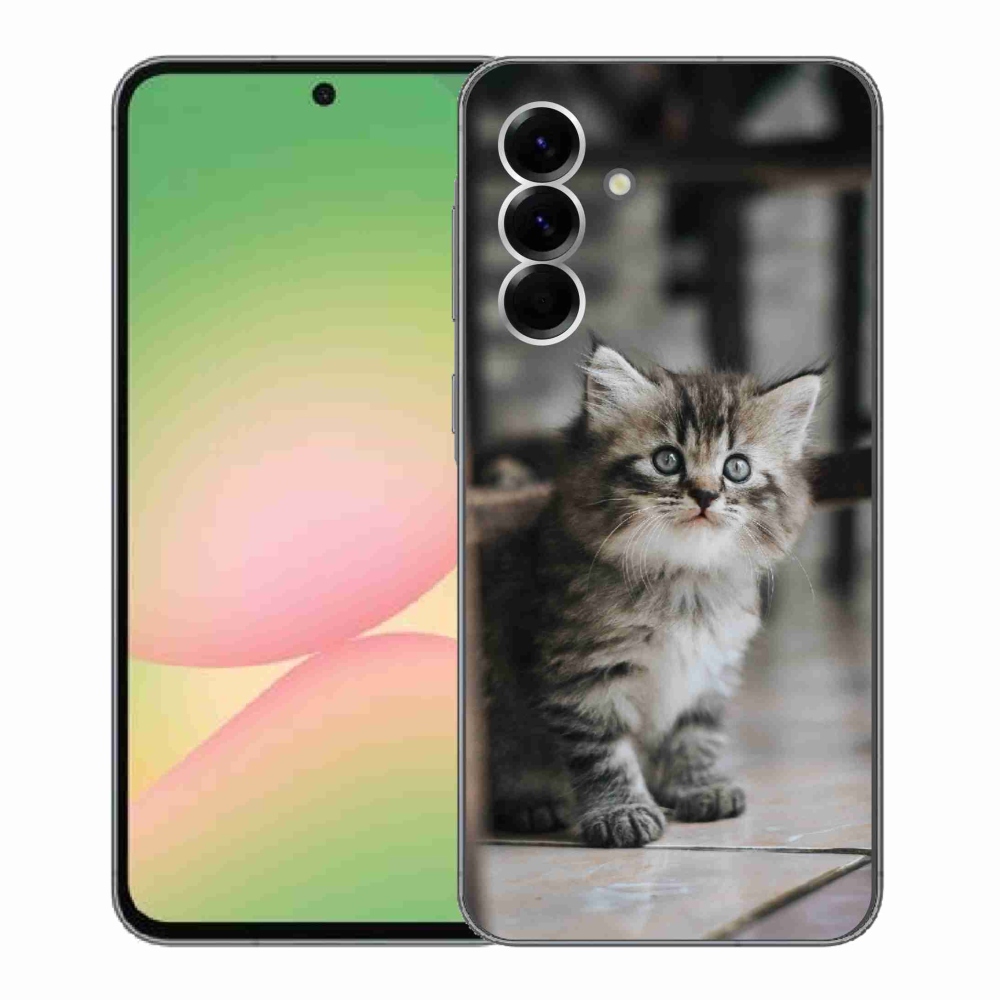 Gelový kryt mmCase na Samsung Galaxy A56 5G - koťátko