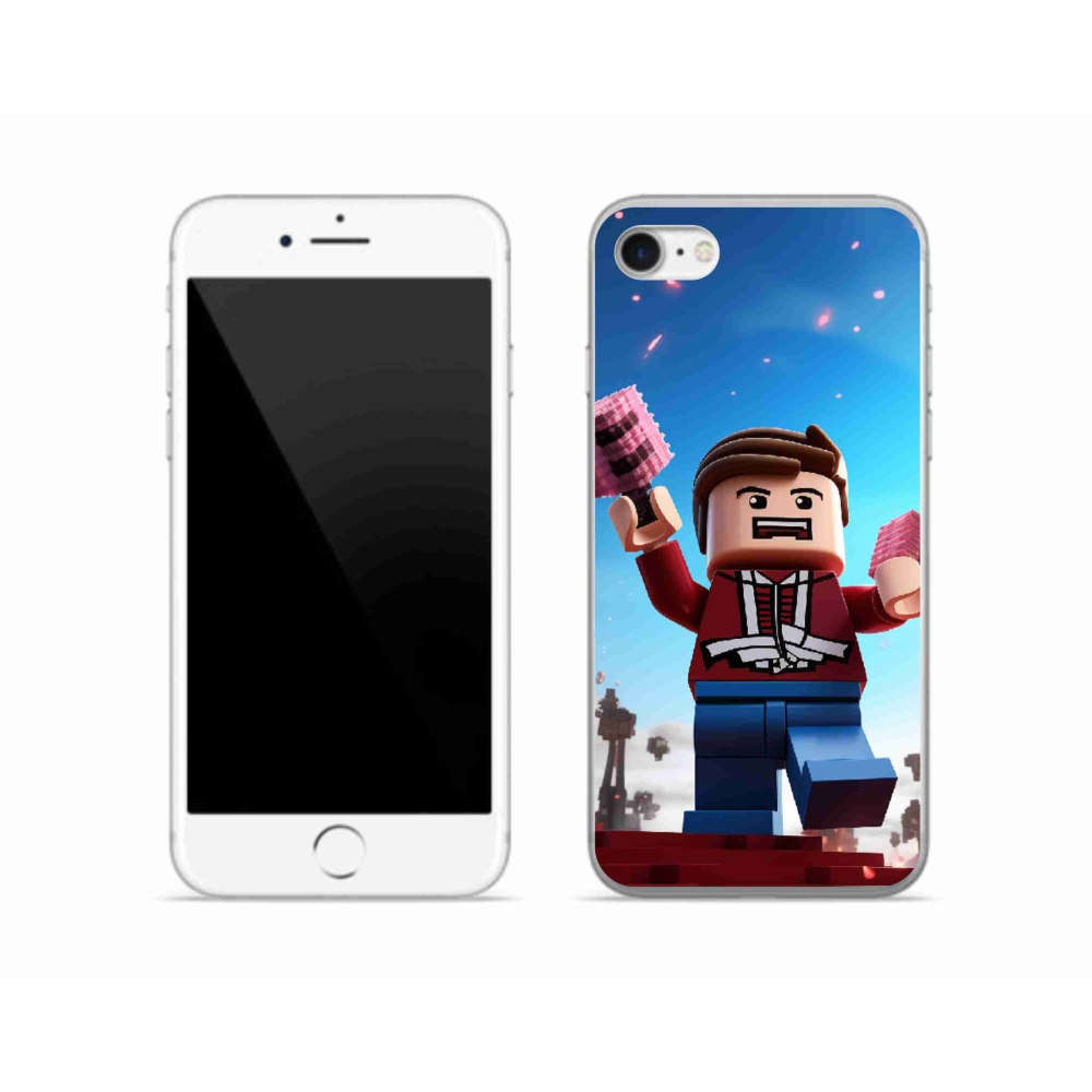 Gelový kryt mmCase na iPhone SE (2020) - roblox 2