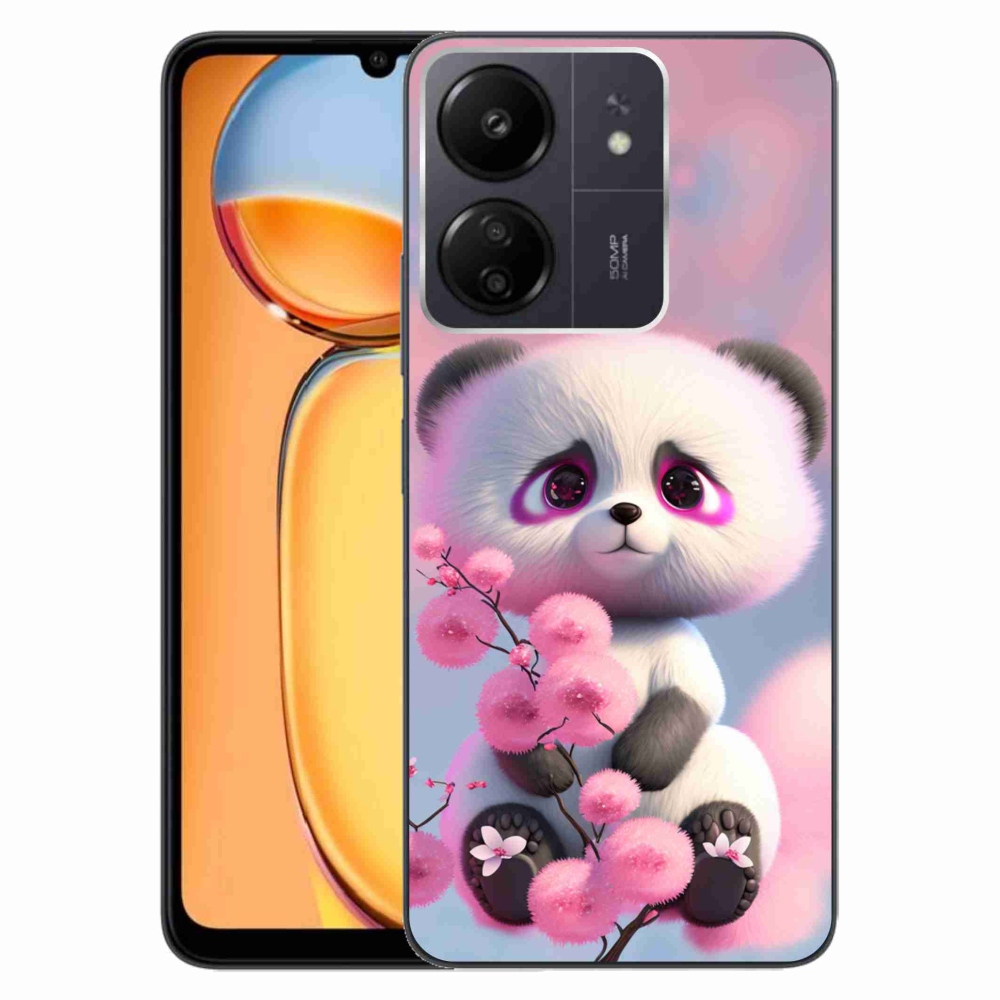 Gelový kryt mmCase na Xiaomi Poco C65/Redmi 13C - roztomilá panda 1