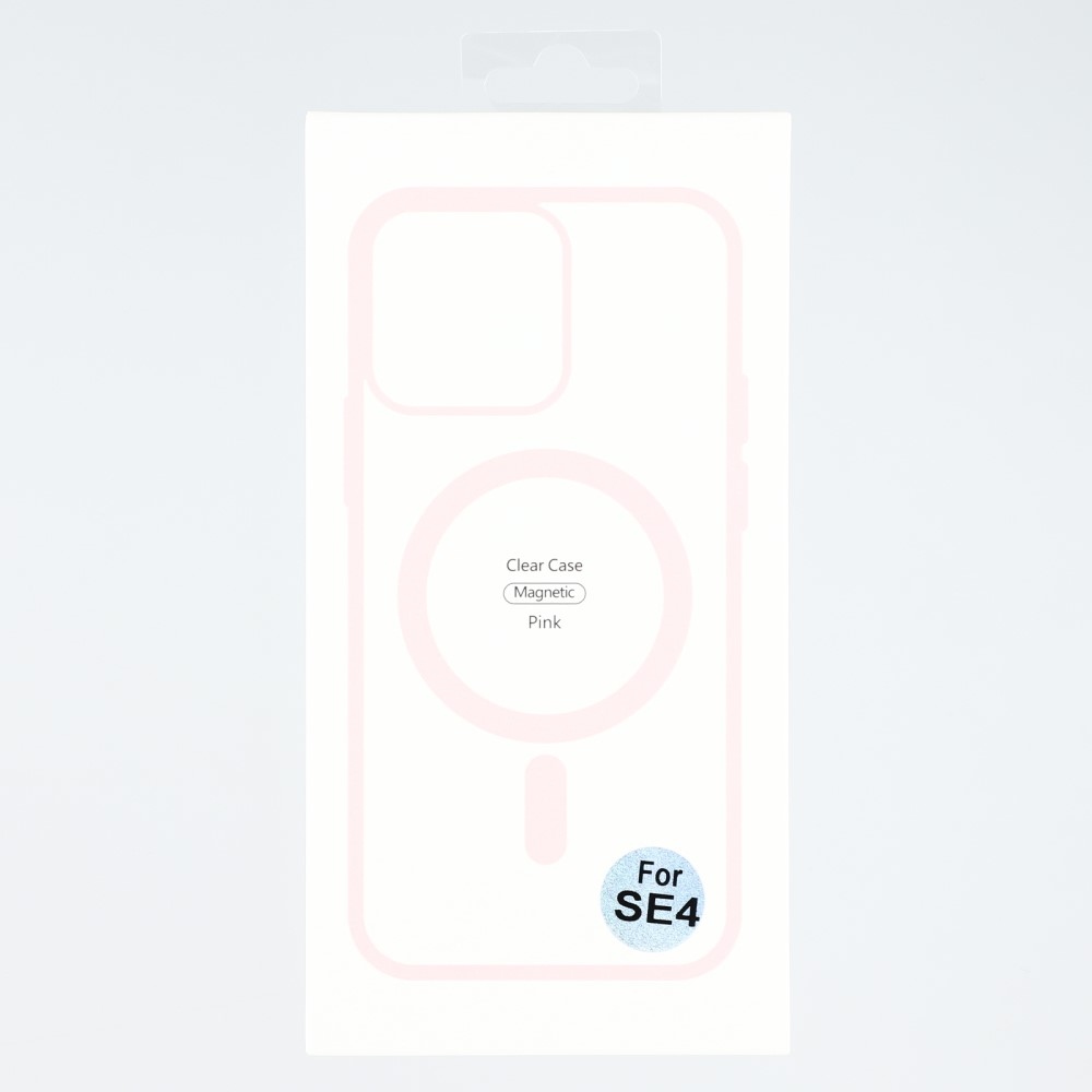 Matte gelový obal s podporou MagSafe na iPhone 16e - růžový