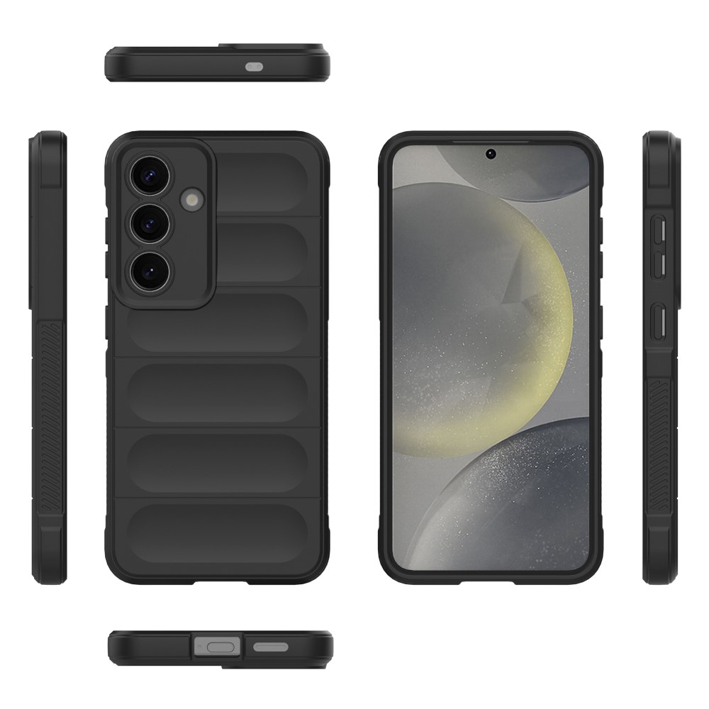 Rugg odolný gelový obal na Samsung Galaxy S25 - černý