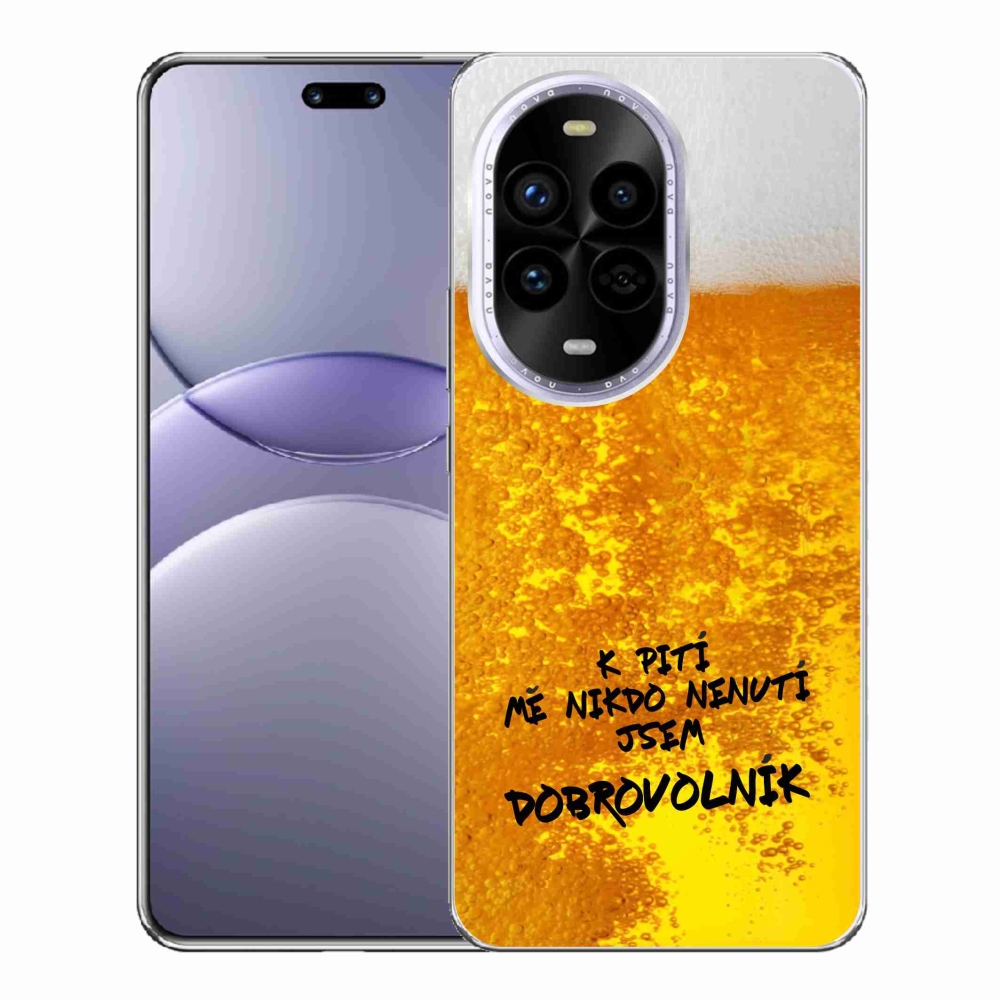Gelový kryt mmCase na Huawei Nova 13 Pro 5G - pivní motiv 4