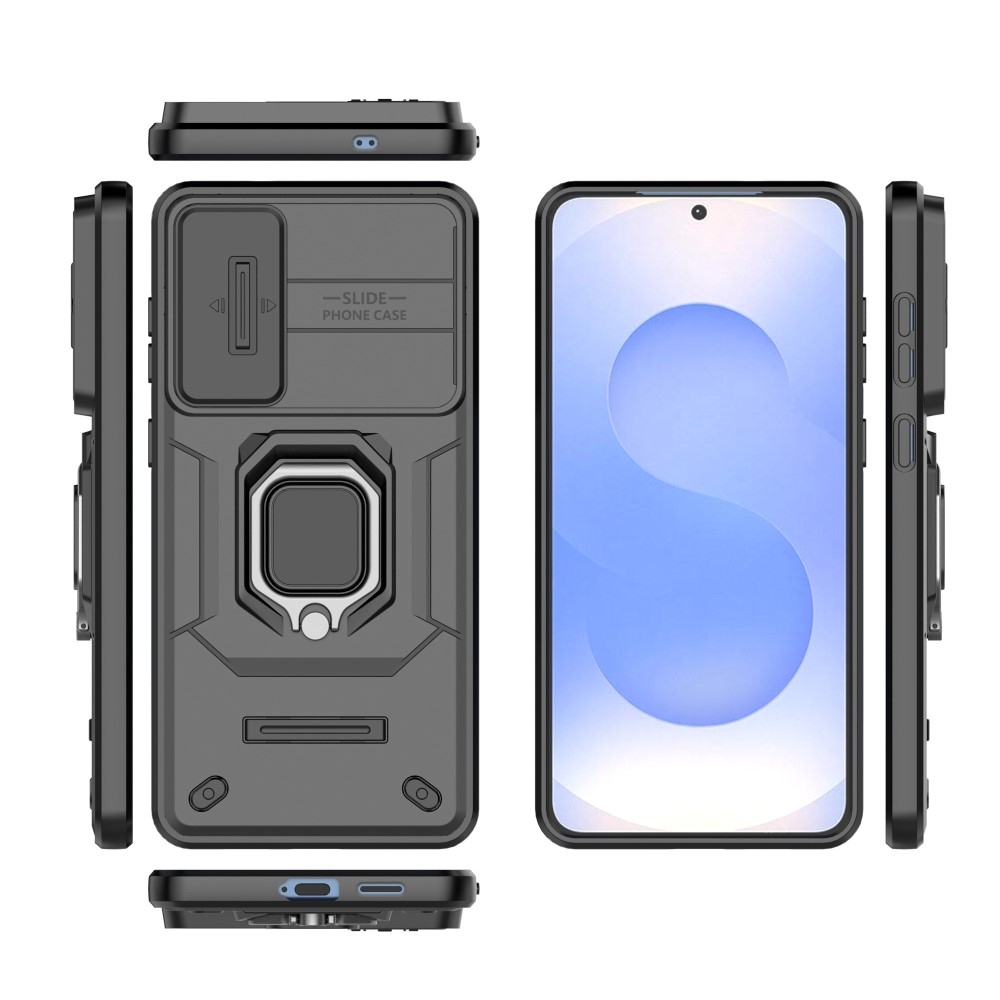 Lens odolný kryt na Samsung Galaxy S25 Edge - černý