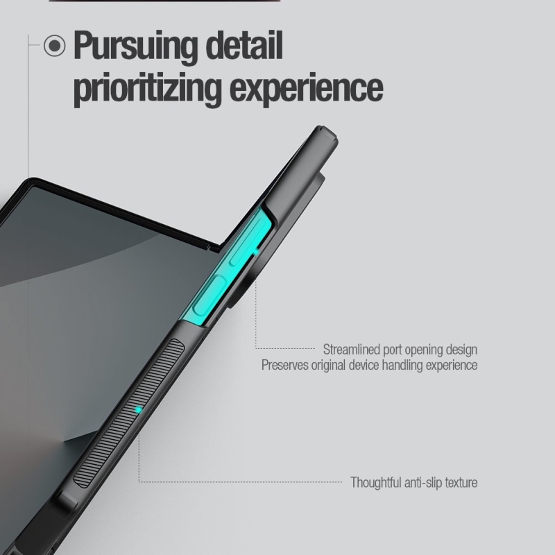 Nillkin Super Frosted FOLD Slot Zadní Kryt pro Samsung Galaxy Z Fold 6 Black