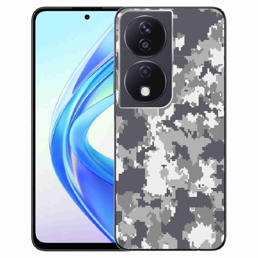 Gelový kryt mmCase na Honor X7b/Honor 90 Smart - maskáčový vzor 2