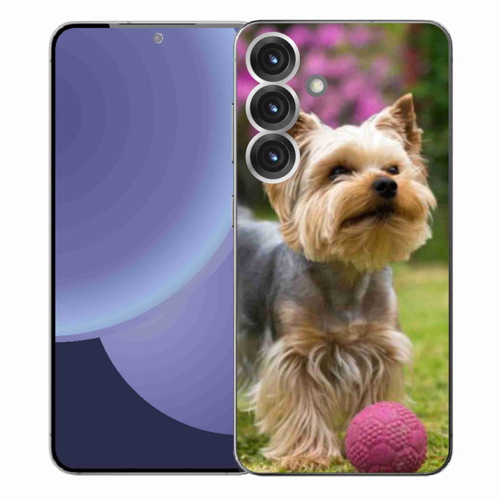 Gelový kryt mmCase na Samsung Galaxy S25+ - jorkšír 4