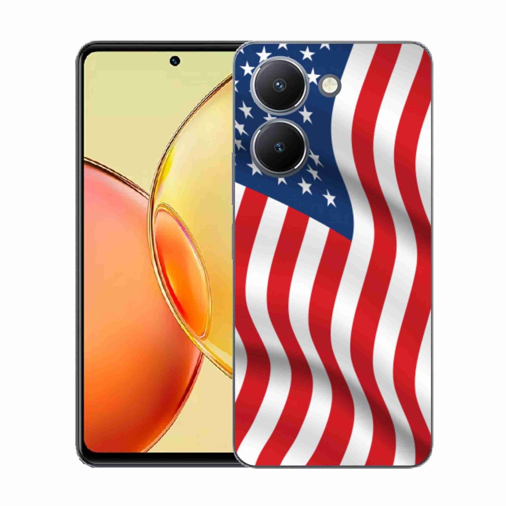 Gelový kryt mmCase na Vivo Y36 - USA vlajka