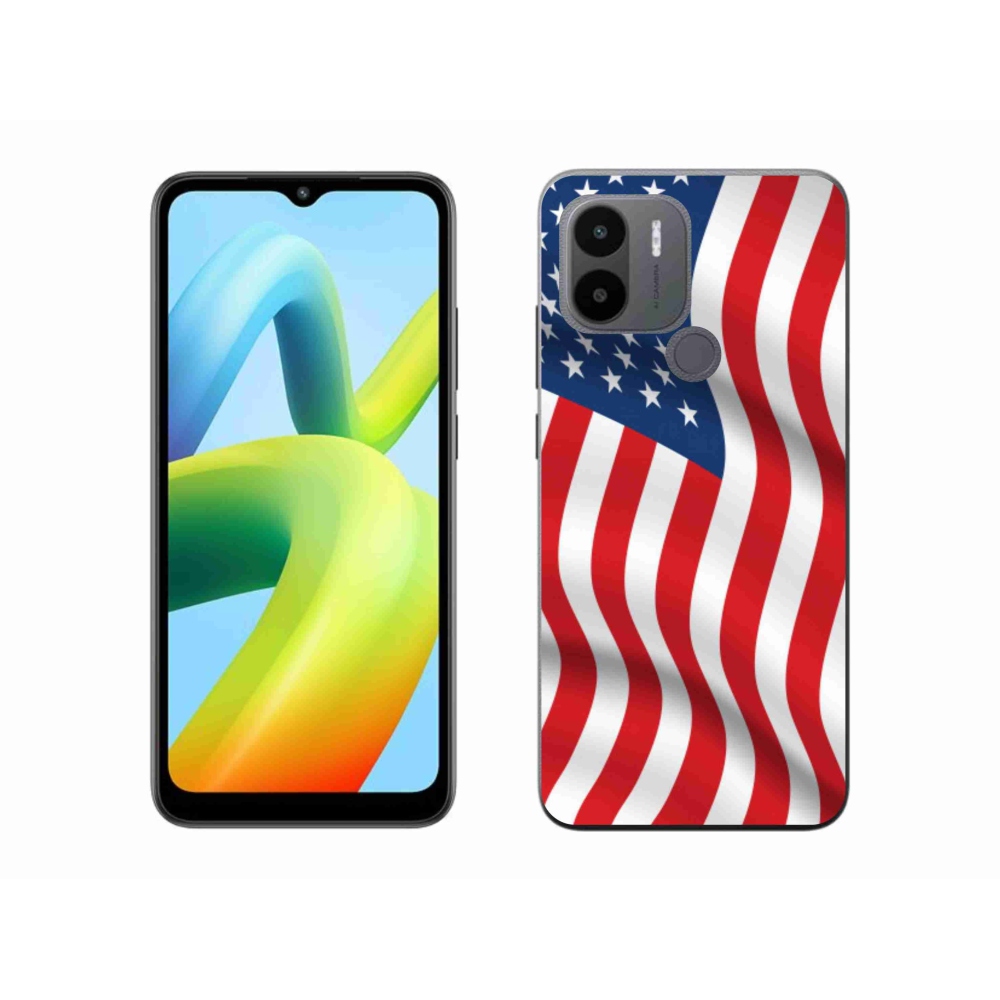 Gelový kryt mmCase na Xiaomi Redmi A1+/A2+ - USA vlajka