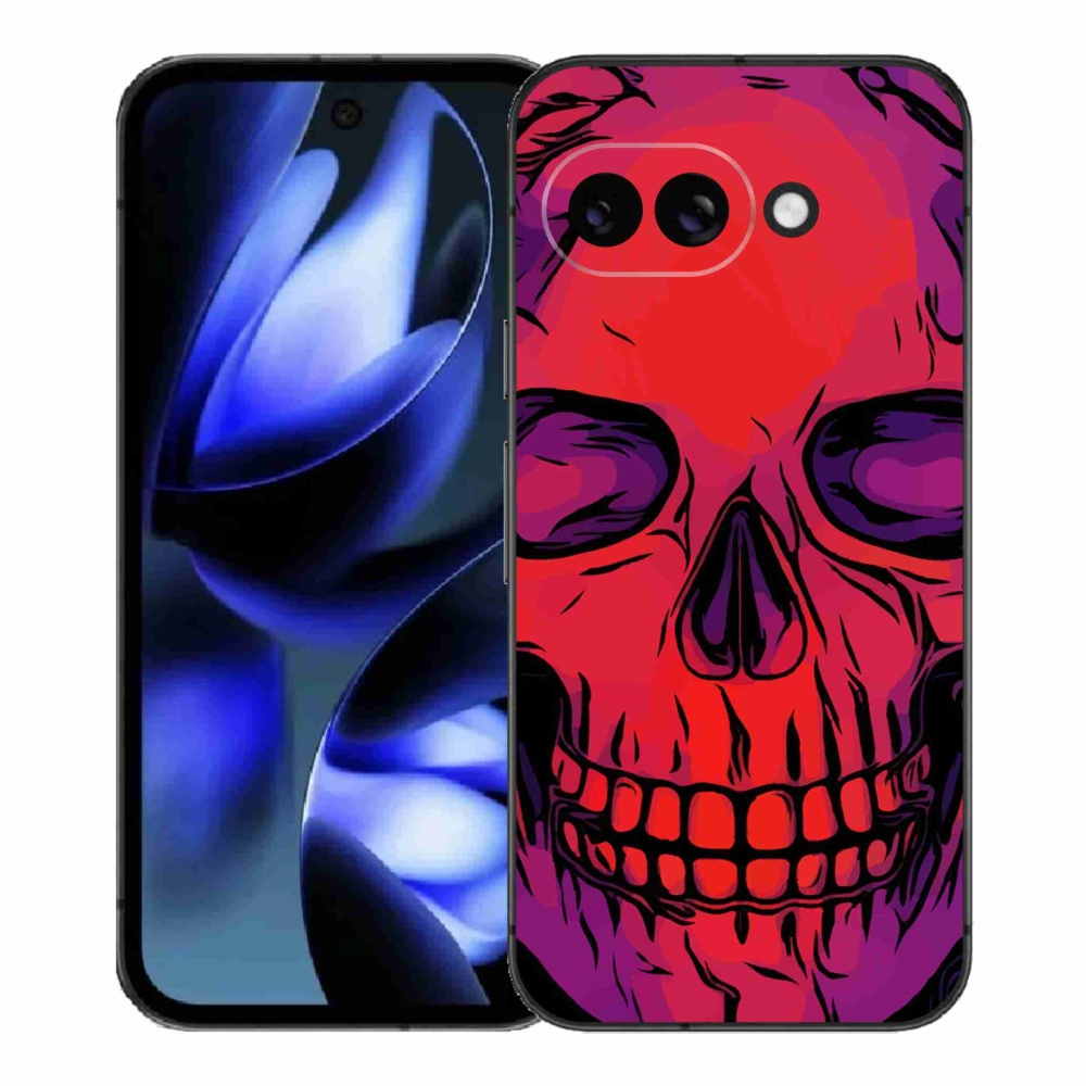 Gelový kryt mmCase na Google Pixel 9a - lebka
