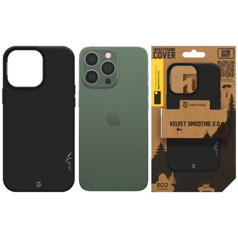 Tactical MagForce Velvet Smoothie 2.0 Kryt pro Apple iPhone 13 Pro Asphalt
