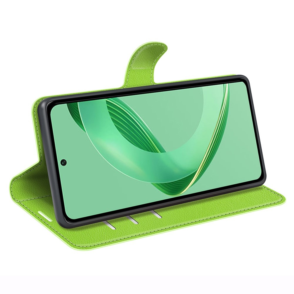 Litchi knížkové pouzdro na Huawei Nova 12 SE - zelené