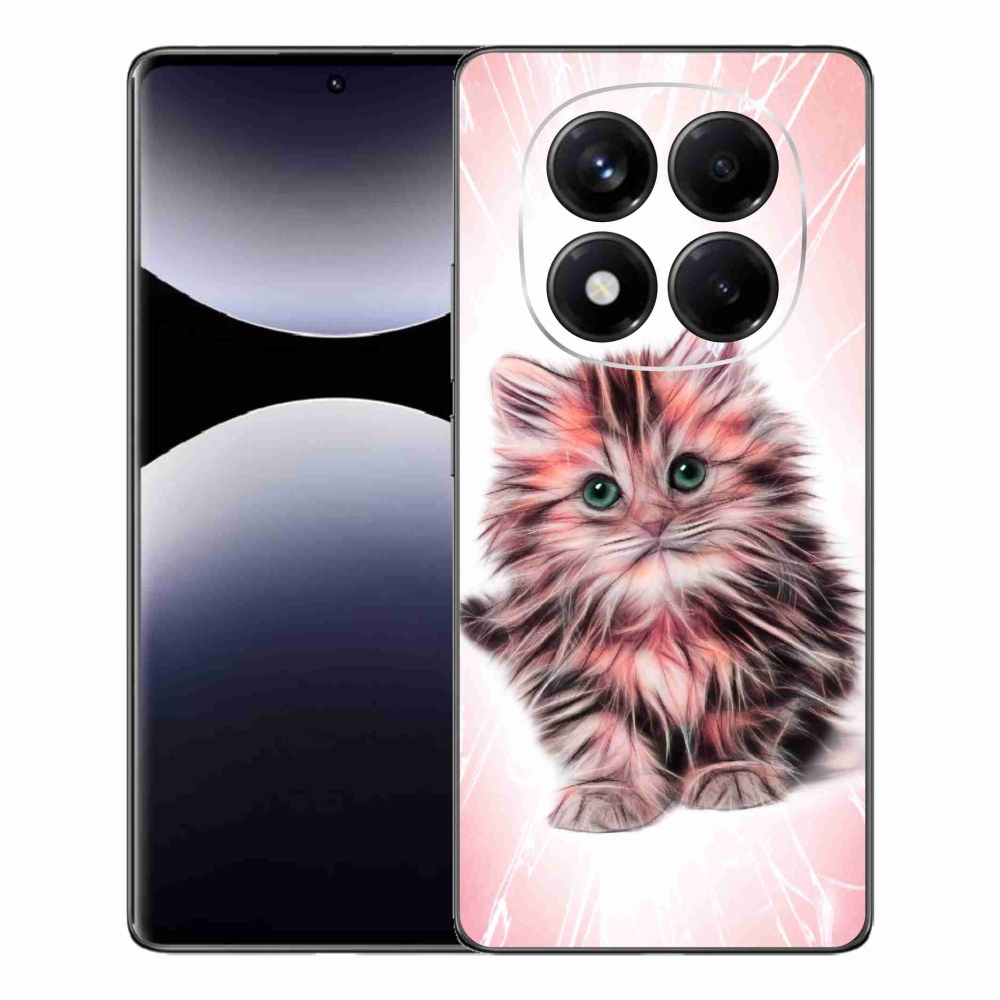 Gelový kryt mmCase na Xiaomi Redmi Note 14 Pro - roztomilé kotě