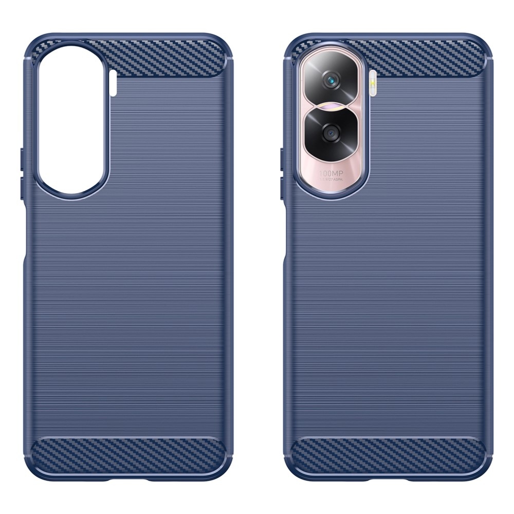 Carbon odolný gelový obal na Honor 90 Lite - modrý