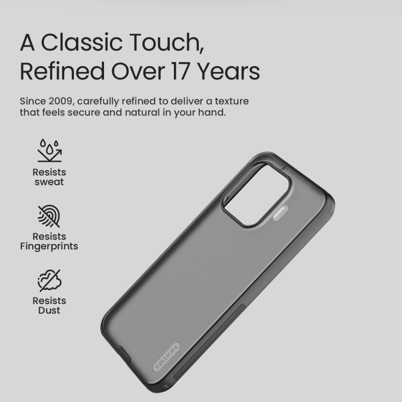 Nillkin Super Frosted PRO Zadní Kryt pro Xiaomi 17T Pro Transparent Black