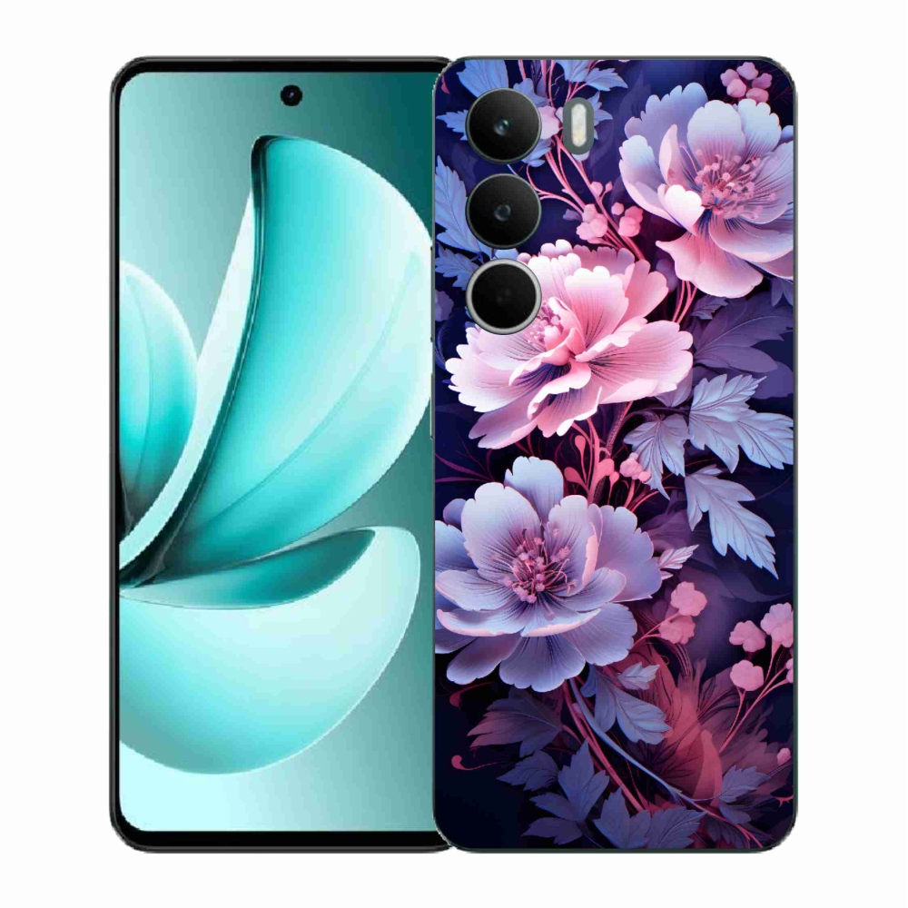 Gelový kryt mmCase na Realme C71 - květiny 11