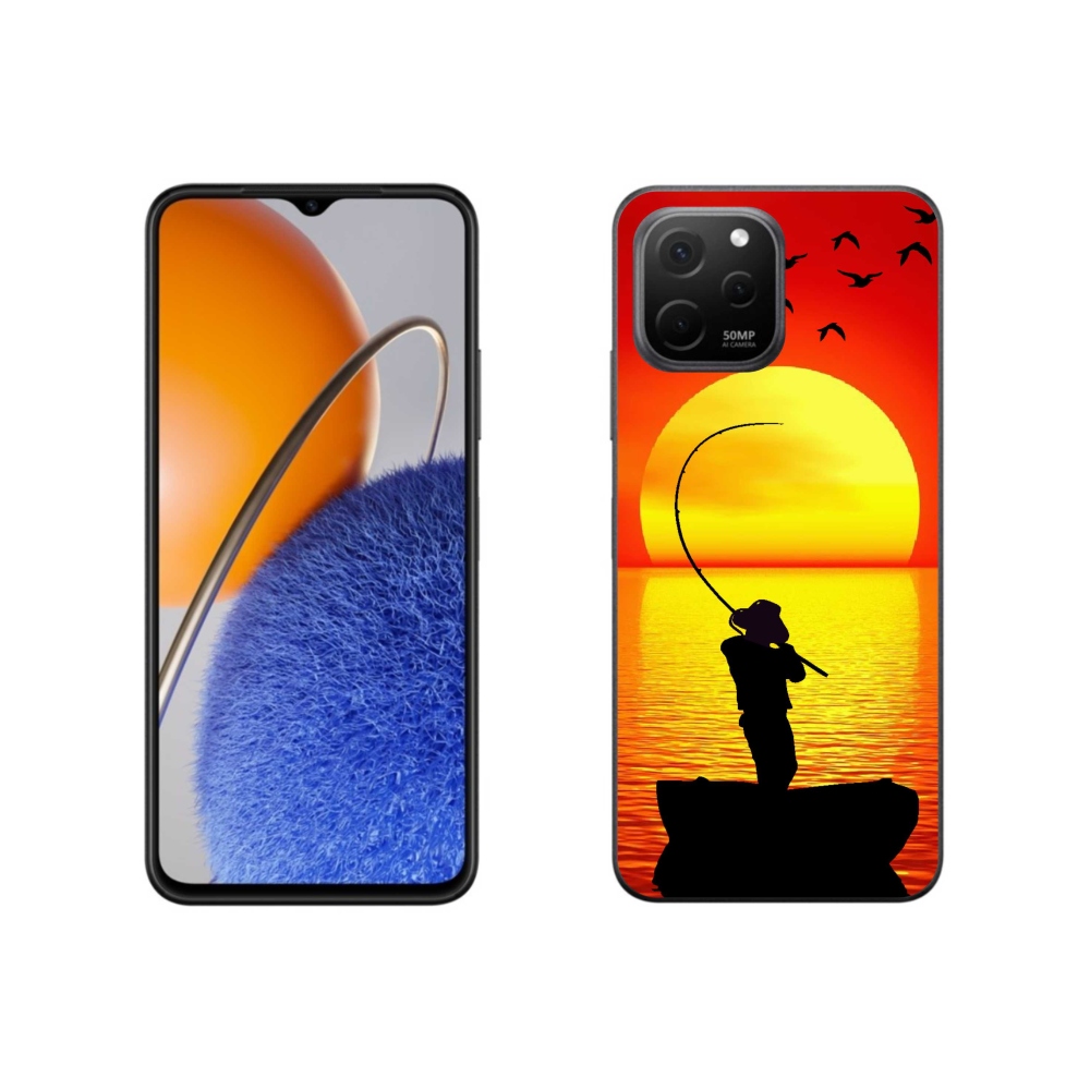 Gelový kryt mmCase na Huawei Nova Y61 - rybaření