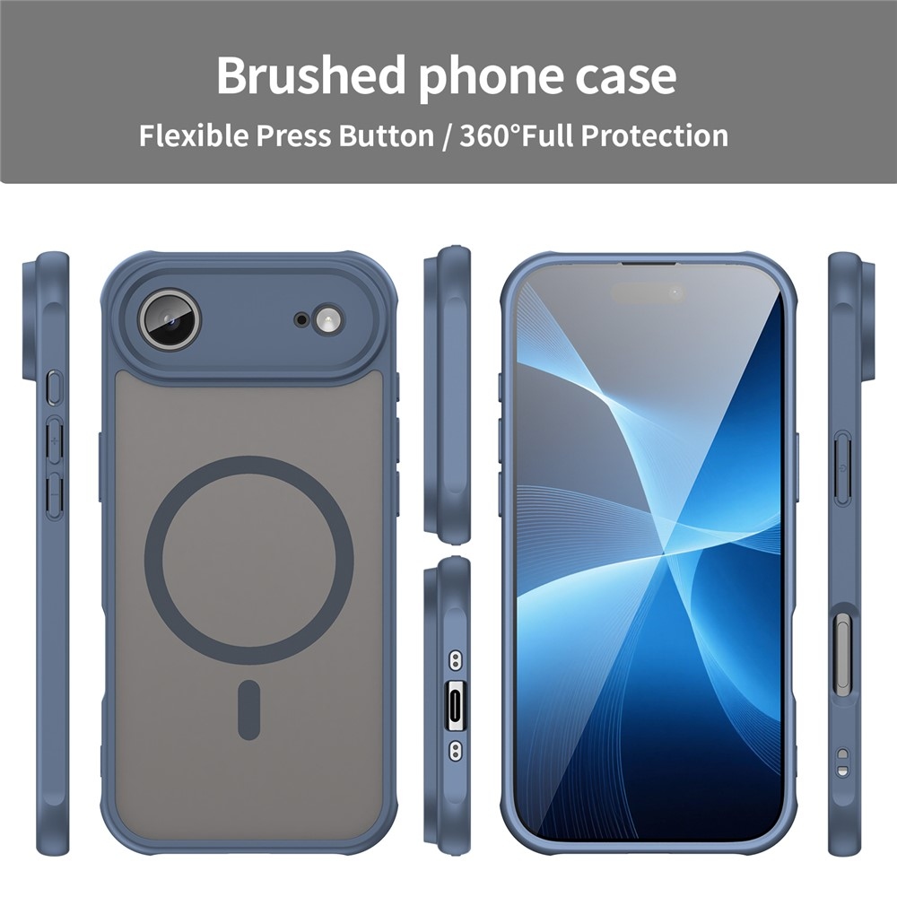 Case matný gelový obal s MagSafe na iPhone 17 Air - modrý