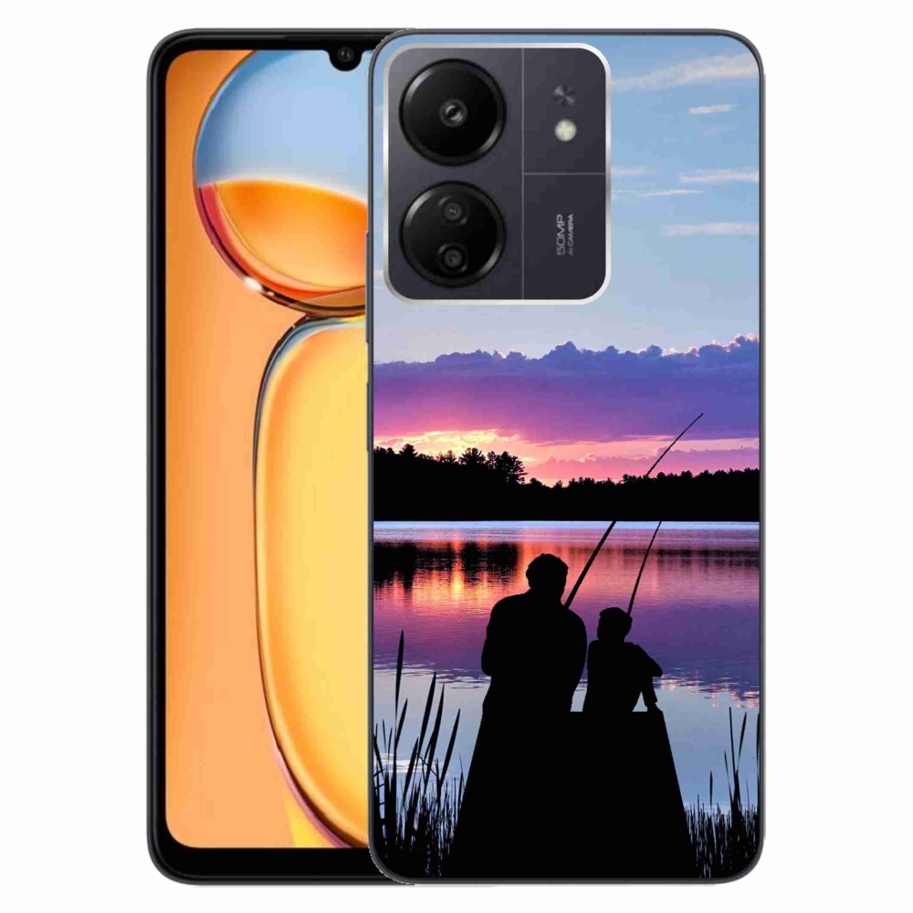 Gelový kryt mmCase na Xiaomi Poco C65/Redmi 13C - rybaření 2