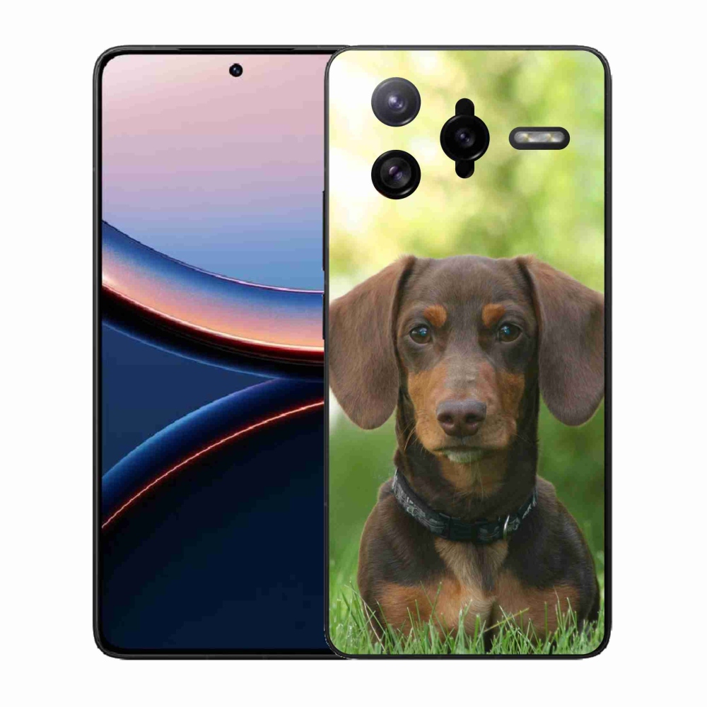 Gelový kryt mmCase na Xiaomi Poco F7 Ultra - hnědý jezevčík