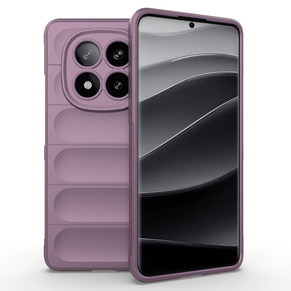 Rugg odolný gelový obal na Xiaomi Redmi Note 14 Pro+ 5G - světlefialový