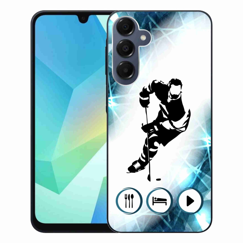 Gelový kryt mmCase na Samsung Galaxy A16 4G/5G - hokej 1