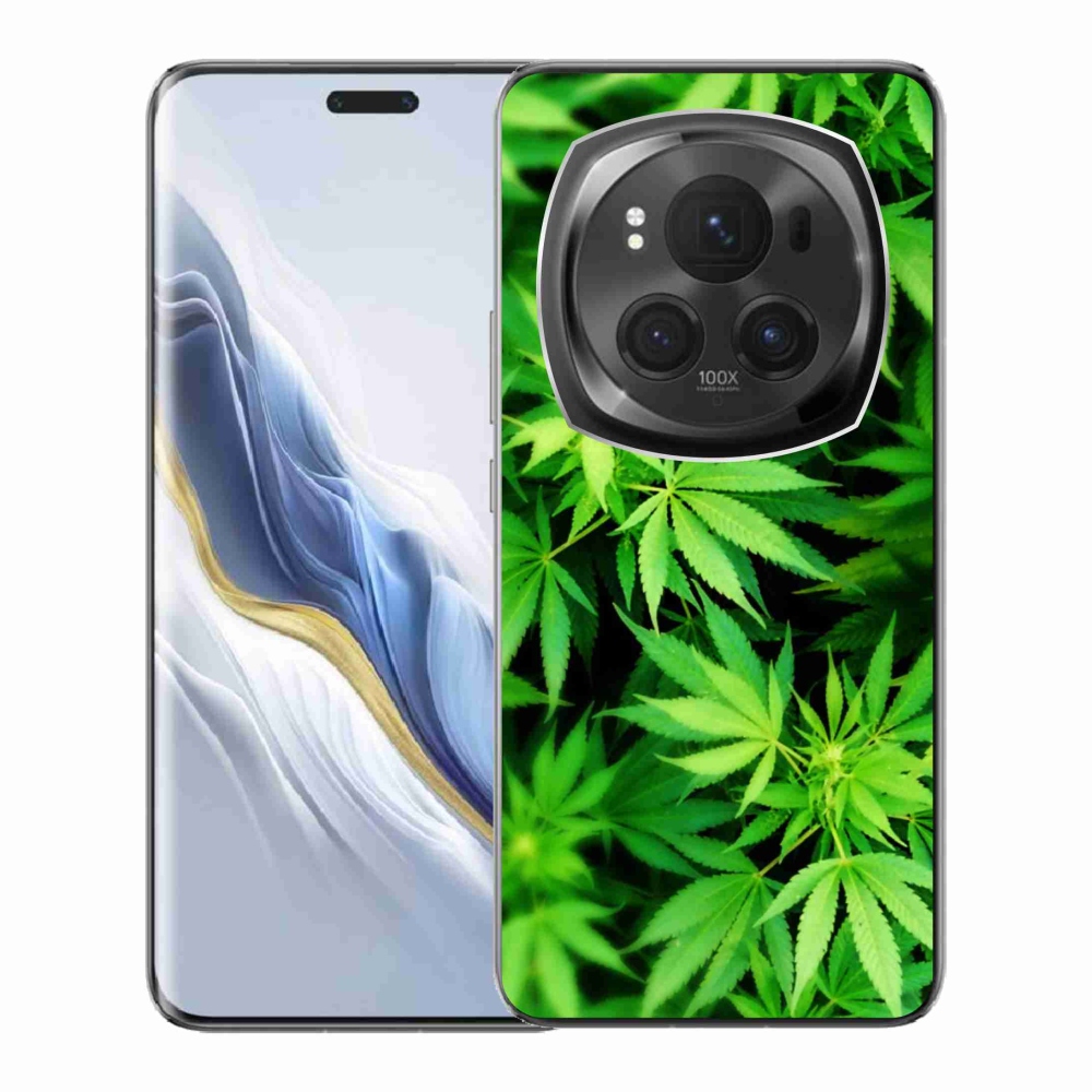 Gelový kryt mmCase na Honor Magic 6 Pro 5G - konopí 3