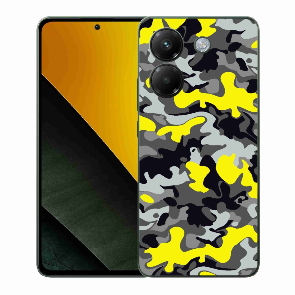 Gelový kryt mmCase na Xiaomi Poco M7 Pro 5G - maskáčový vzor 6